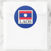 Sticker Rond Laos (Sac)