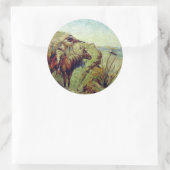 Sticker Rond L'Apache (Sac)