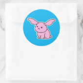 Sticker Rond Lapin (Sac)
