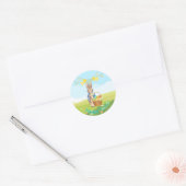 Sticker Rond lapin de Pâques (Enveloppe)