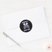 Sticker Rond Lapin de Pâques Manette de jeu vidéo Joueur Bo (Enveloppe)