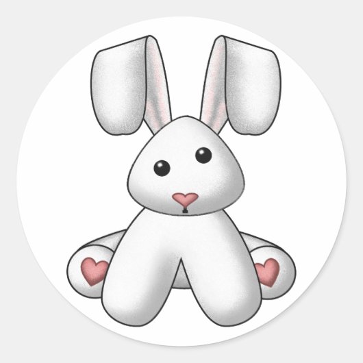 Sticker Rond Lapin farci de Lura 2 (Devant)