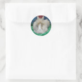Sticker Rond Lapin Lapin Lapin Lionhead Fluffy (Sac)
