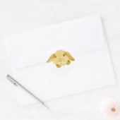 Sticker Rond Lapin Lop Eared (Enveloppe)