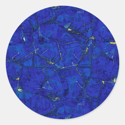 Sticker Rond Lapis Lazuli (Devant)