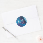 Sticker Rond Lapis Lazuli Joy Holiday (Enveloppe)