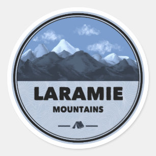 Sticker Rond Laramie Mountains Wyoming Colorado Camping