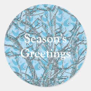 STICKER ROND L'ARBRE DE NOËL