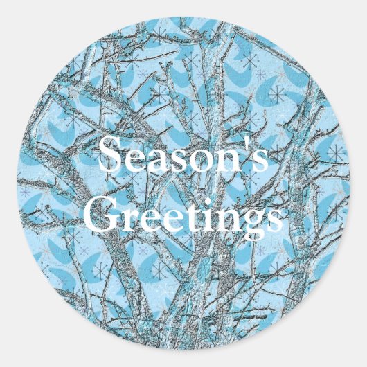 STICKER ROND L'ARBRE DE NOËL (Devant)