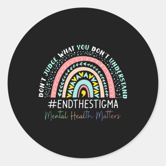 Sticker Rond L'arc-en-ciel Stigma (Devant)
