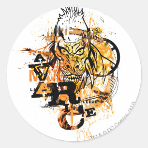 Sticker Rond Larfleeze - Agent Orange 11