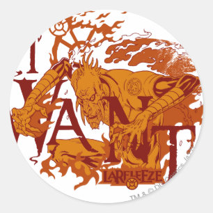 Sticker Rond Larfleeze - Agent Orange 12