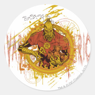 Sticker Rond Larfleeze - Agent Orange 14