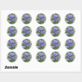 Sticker Rond Larkspur (Feuille)