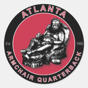Sticker Rond L'ARMCHAIR QB - Atlanta