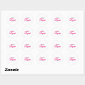 Sticker Rond Larmes de joie (Feuille)