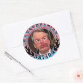 Sticker Rond Larmes d'un clown (Enveloppe)