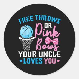 Sticker Rond Larmes Libres Ou Bows Rose Oncle Vous Aime Genre