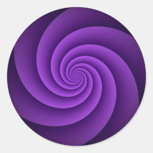 Sticker Rond L'arrière - plan abstrait se développe en spirales