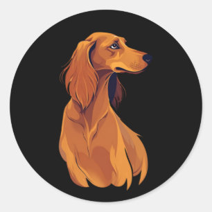 Sticker Rond L'art Abstrait de la hache afghane