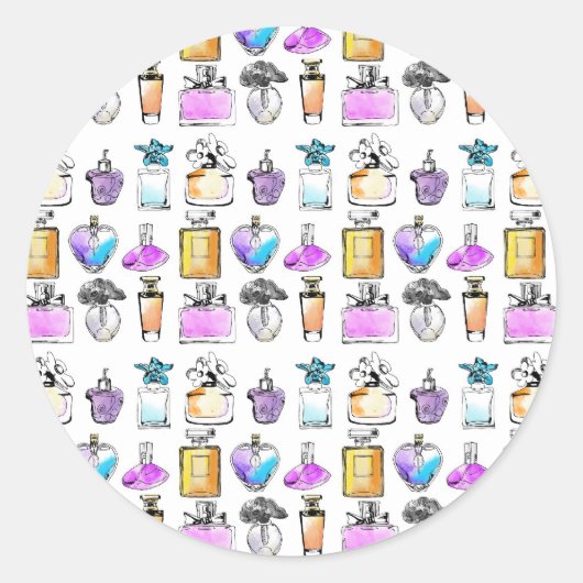 Sticker Rond L'art des parfums (Devant)