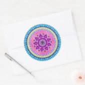 Sticker Rond L'art mandala (Enveloppe)