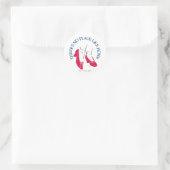 Sticker Rond L'Assistant D'Oz™ | Il n'y a pas d'endroit comme l (Sac)