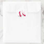 Sticker Rond L'Assistant D'Oz™ | Motif Ruby Slippers™ (Sac)