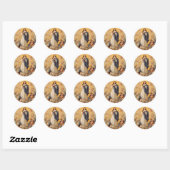 Sticker Rond L'Assomption de la Vierge Marie (Feuille)
