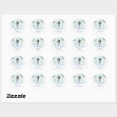 Sticker Rond L'astronaute spatial roquettes pour étoiles (Feuille)