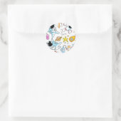 Sticker Rond L'astronaute spatiale Baby Boy (Sac)