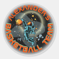 L'astronaute spatiale Slamdunk Cool Kids Fun Baske