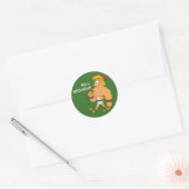 Sticker Rond Latin : Nulli secundus (Enveloppe)