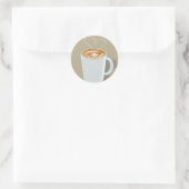 Sticker Rond Latte (Sac)