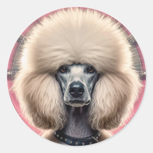 Sticker Rond Latte Mug (Devant)