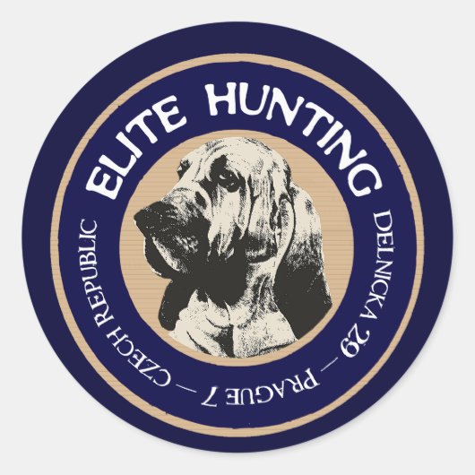 Sticker Rond L'auberge Elite Hunting (Devant)