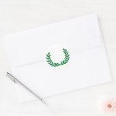 STICKER ROND LAUREL WREATH (Enveloppe)