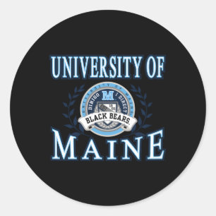 Sticker Rond Laurels aux ours noirs du Maine