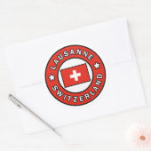 Sticker Rond Lausanne Suisse (Enveloppe)