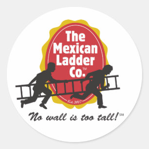 Sticker Rond L'autocollant de Mexican Ladder Company