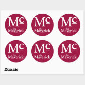 Sticker Rond L'Autocollant Maverick (Feuille)