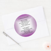 Sticker Rond L'autocollant Miracle of Friendship (Enveloppe)