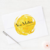 Sticker Rond L'autocollant qui compte (Enveloppe)