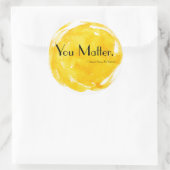 Sticker Rond L'autocollant qui compte (Sac)