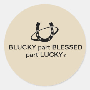 Sticker Rond L'autocollant rond, 3 brillants et grands