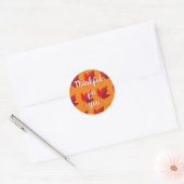 Sticker Rond L'automne Thanksgiving (Enveloppe)