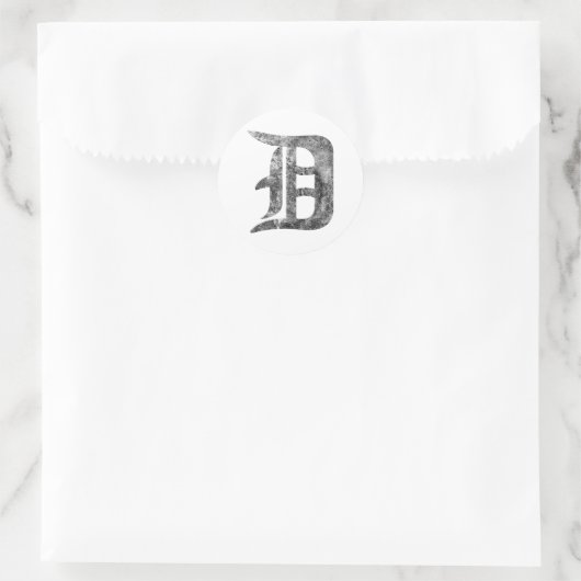 Sticker Rond Lavage Detroit D (Sac)