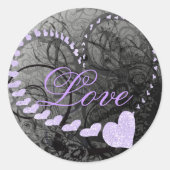 Sticker Rond Lavande - - (Devant)