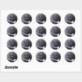 Sticker Rond Lavande - - - (Feuille)