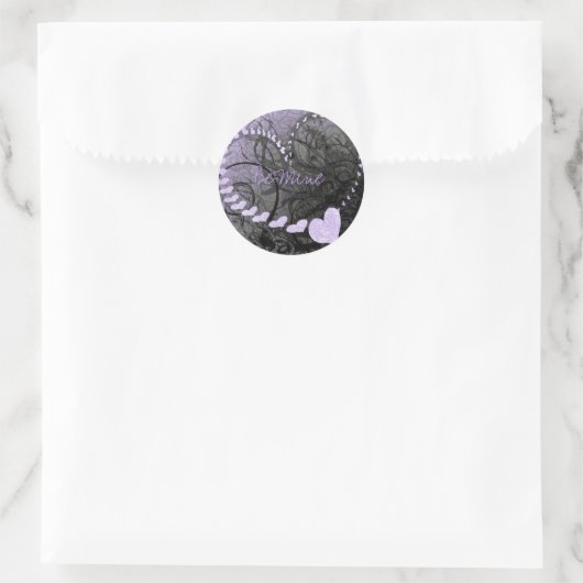 Sticker Rond Lavande - - - (Sac)
